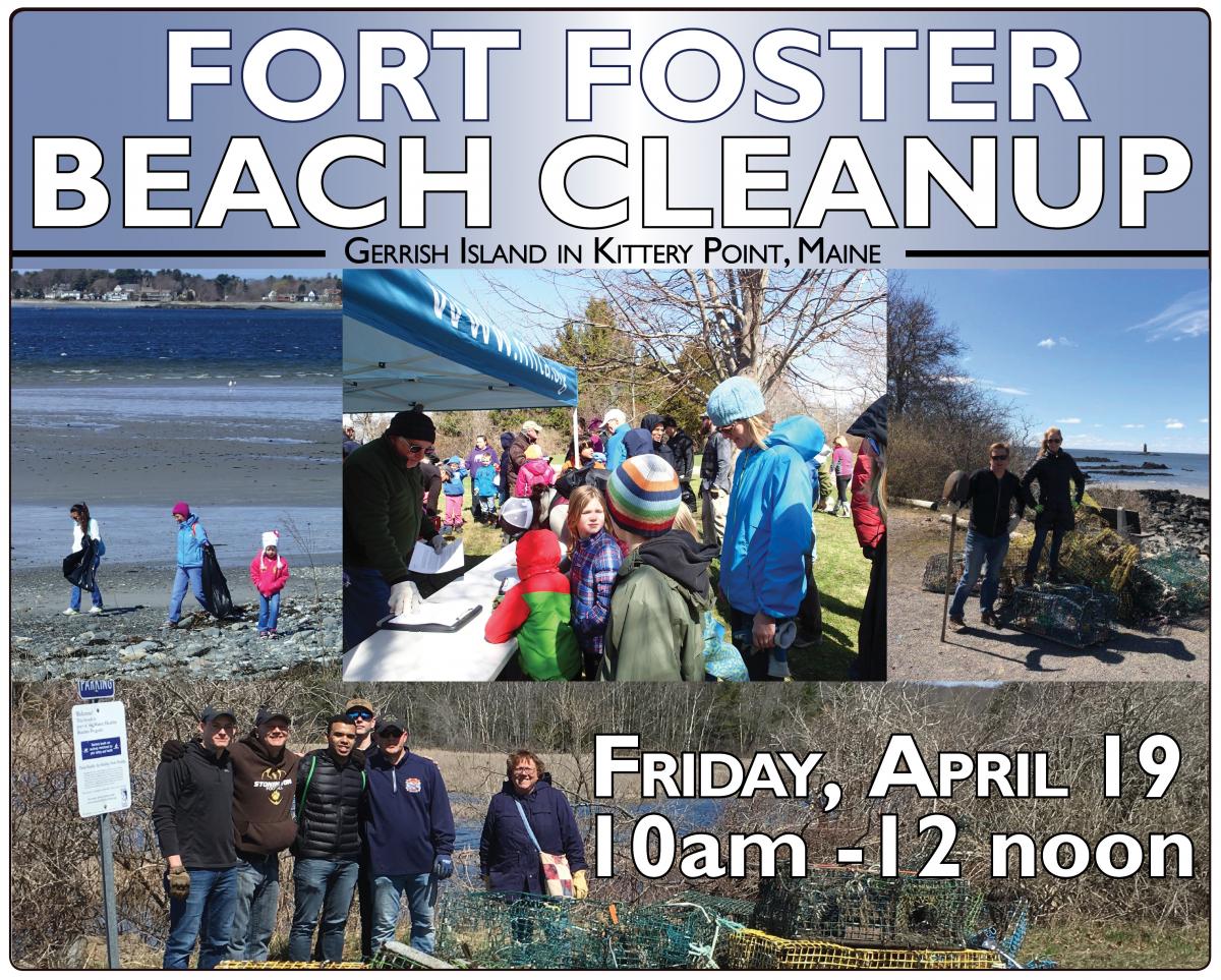 Fort Foster Beach Cleanup 2019