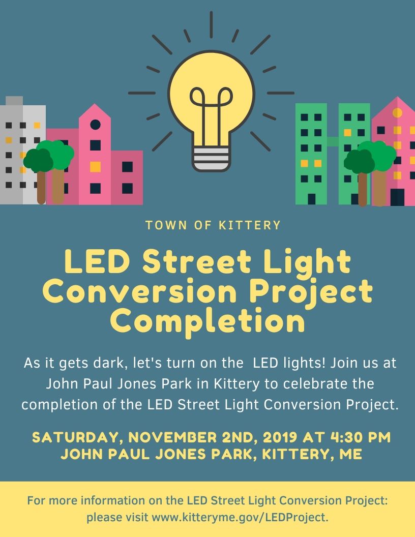 LED Street Light Conversion Celebration Event