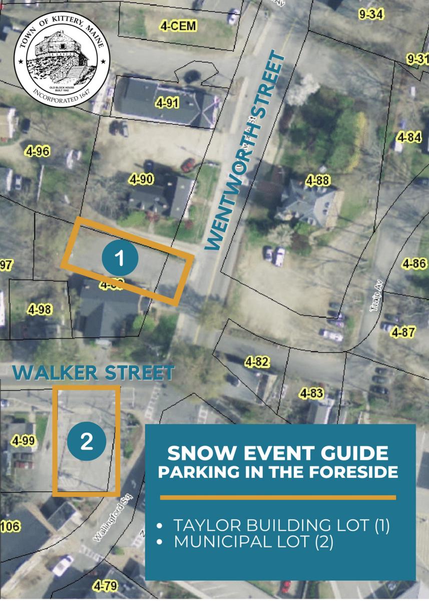 Winter Snow Event Parking Guide Kittery 2022