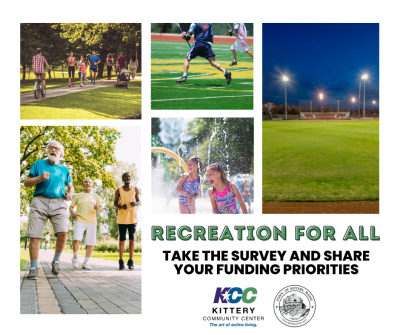 Pictures of people enjoying recreational activities - please take our survey