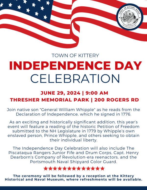 Independence Day Celebration at Kittery Town Hall