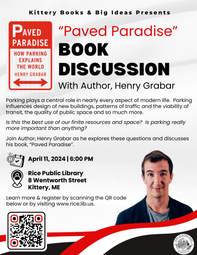 Paved Paradise Book Discussion Event with Henry Grabar