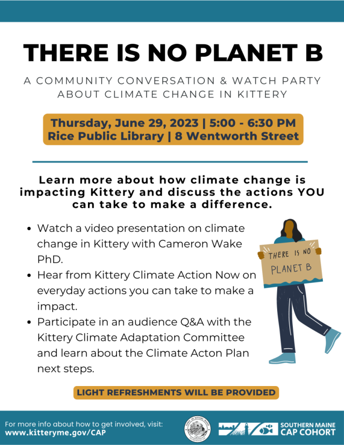 There's No Climate B Community Conversation and Watch Party Event on June 29 2023