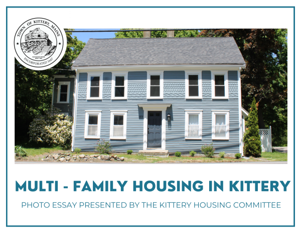 Cover for Multi Family Housing in Kittery photo essay with photo blue house