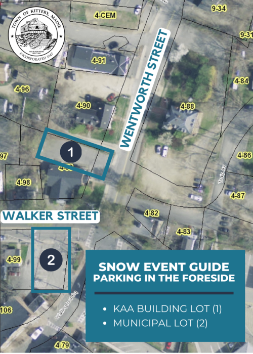 Snow Event Parking Map Foreside