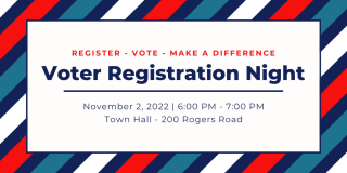 Kittery Voter Registration Night