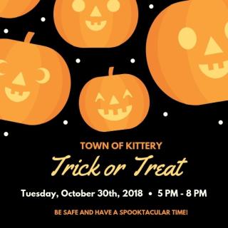 Trick or Treat Night in Kittery 2018