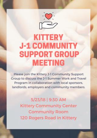 Kittery J-1 Community Support Group Meeting