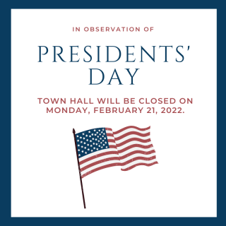 Kittery Town Hall Closed Presidents' Day
