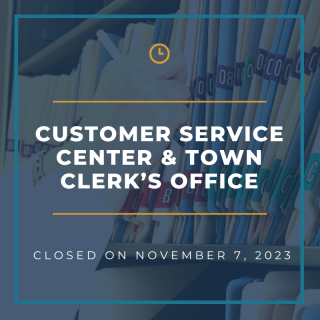 Customer Service Center Closed on November 7