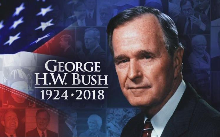 Kittery Moment of Silence for President George H.W. Bush
