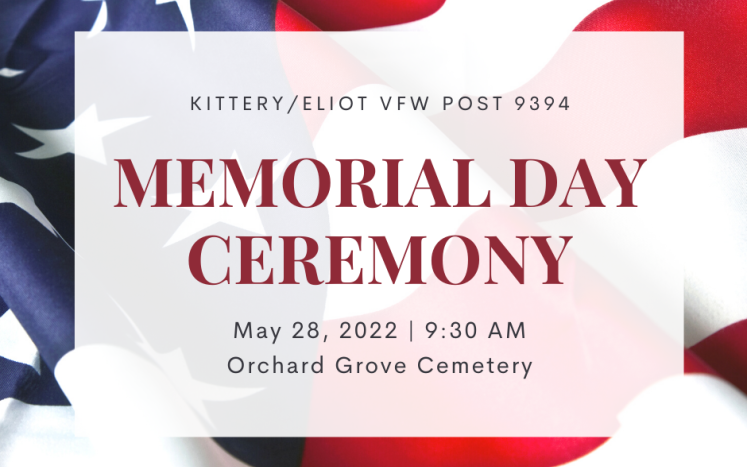 Memorial Day Ceremony Kittery 2022