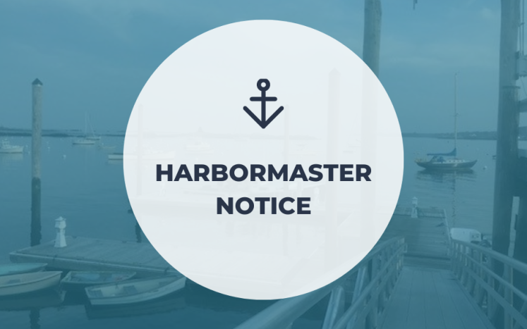 Harbormaster Notice Informational Image