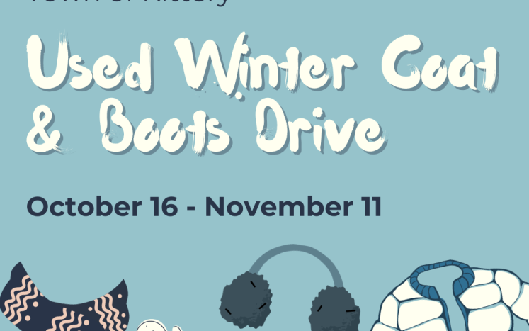 Used winter coat and boots drive