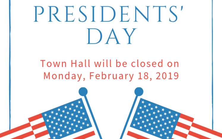 Kittery Town Hall Closed Presidents' Day