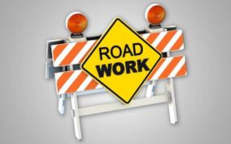 Image of a road work sign