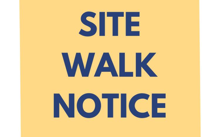 Site Walk Notice Kittery