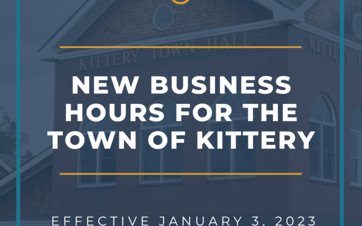 New Business Hours for the Town of Kittery
