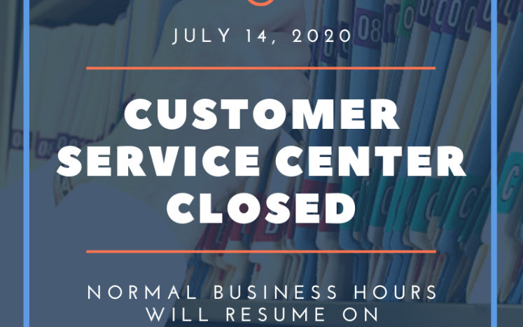 Kittery Customer Service Center Closed July 14 2020